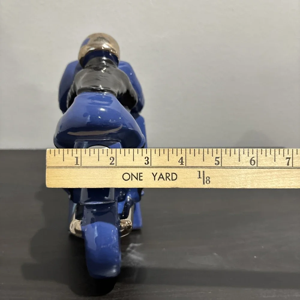 Vintage Richard Parrington Sportbike Motorcycle Novelty Teapot Made in England